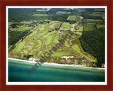 Aerial image of [4247] Arcadia Bluffs Golf Club, looking East with Cherry Wood frame