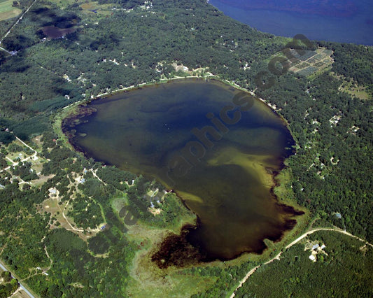 Aerial image of [4284] Tallman Lake in Mason, MI with No frame