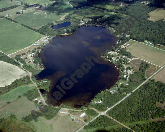 Aerial image of [4310] Winfield Lake in Montcalm, MI with No frame