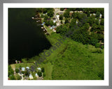 Aerial image of [44] Beadle Lake in Calhoun, MI with Silver Metal frame