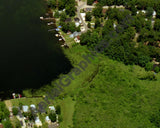 Aerial image of [44] Beadle Lake in Calhoun, MI with Canvas Wrap frame