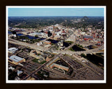 Aerial image of [4534] Grand Rapids with Black Wood frame