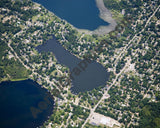 Aerial image of [4710] Mandon Lake in Oakland, MI with No frame