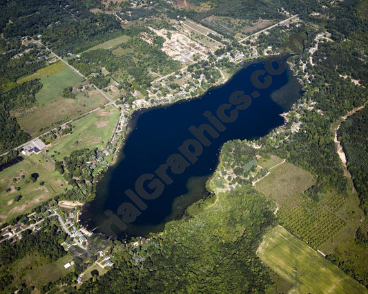 Aerial image of [4769] Camp Lake in Kent, MI with No frame