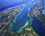 Aerial image of [4784] Elk Lake in Antrim, MI with No frame