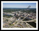 Aerial image of [4888] Grand Rapids with Black Metal frame