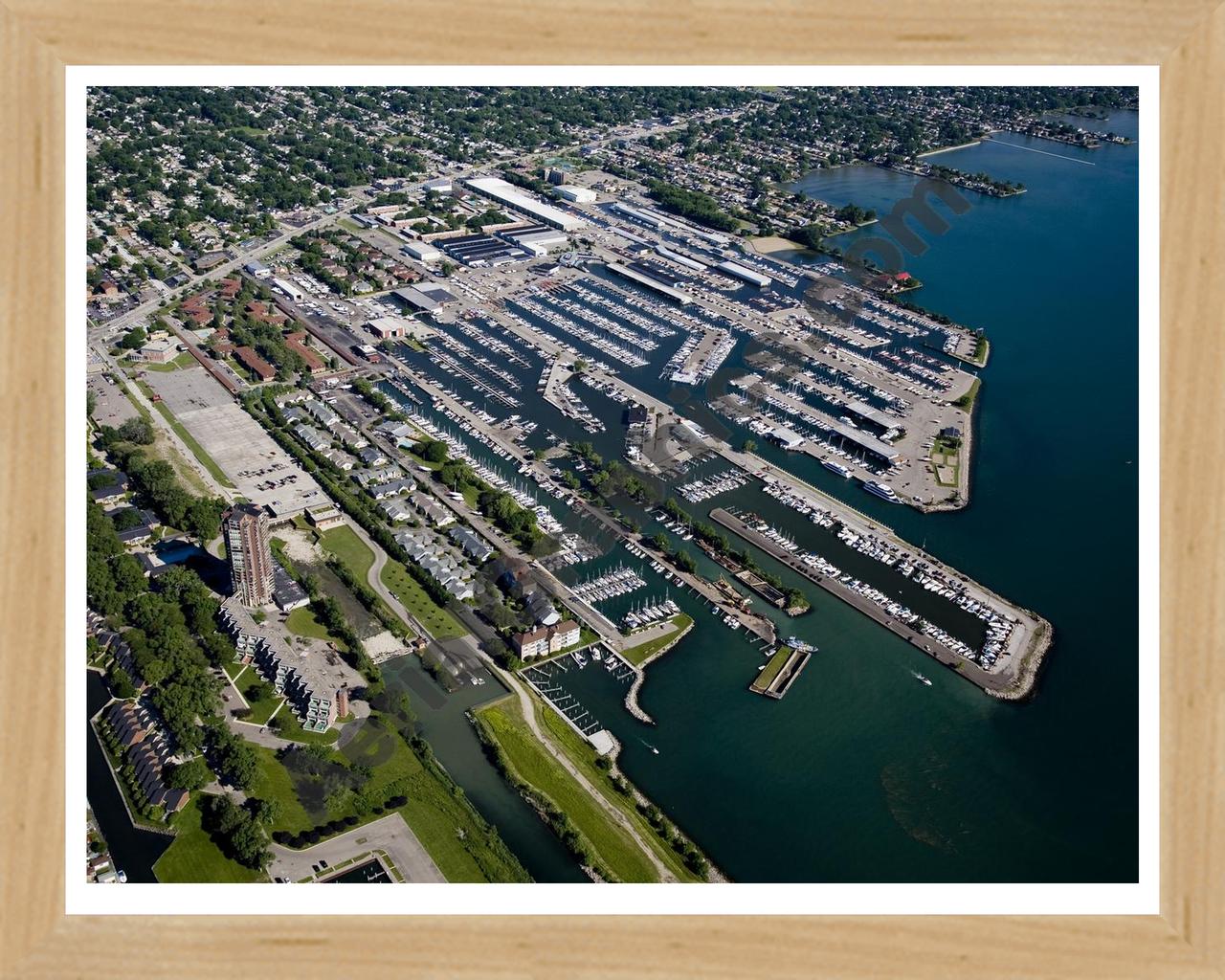 Aerial image of [4955] Nine Mile Tower with Natural Wood frame