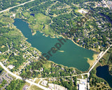 Aerial image of [4962] Deer Lake in Oakland, MI with No frame