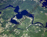 Aerial image of [4980] Gallagher Lake in Livingston, MI with No frame