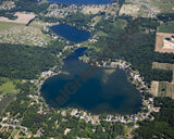 Aerial image of [5002] Brower Lake in Kent, MI with No frame