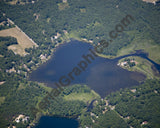 Aerial image of [5017] Thomas Lake in Kent, MI with No frame