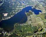 Aerial image of [5109] Big Lake in Oakland, MI with No frame