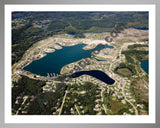 Aerial image of [5122] Hidden Lake in Livingston, MI with Silver Metal frame