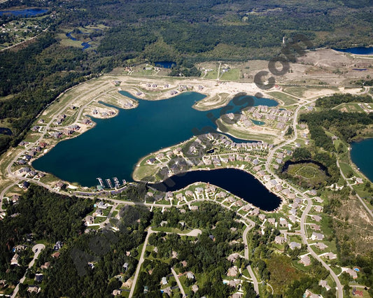 Aerial image of [5122] Hidden Lake in Livingston, MI with No frame