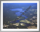 Aerial image of [5426] Lake Allegan in Allegan, MI with Silver Metal frame