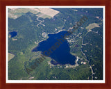 Aerial image of [5501] Little Whitefish Lake in Montcalm, MI with Cherry Wood frame