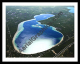 Aerial image of [5519] Higgins (Looking South) in Roscommon, MI with Black Metal frame