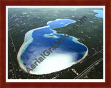 Aerial image of [5519] Higgins (Looking South) in Roscommon, MI with Cherry Wood frame