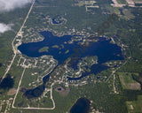 Aerial image of [5525] Lake Ogemaw in Ogemaw, MI with No frame