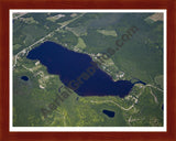 Aerial image of [5526] Hardwood Lake in Ogemaw, MI with Cherry Wood frame