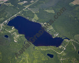 Aerial image of [5526] Hardwood Lake in Ogemaw, MI with Canvas Wrap frame