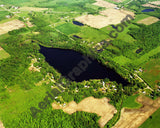 Aerial image of [552] Minkler Lake in Allegan, MI with No frame