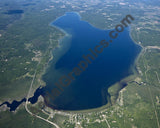 Aerial image of [5548] Hubbard Lake (Looking North) in Alcona, MI with No frame