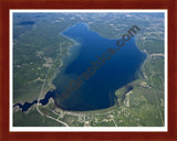 Aerial image of [5548] Hubbard Lake (Looking North) in Alcona, MI with Cherry Wood frame