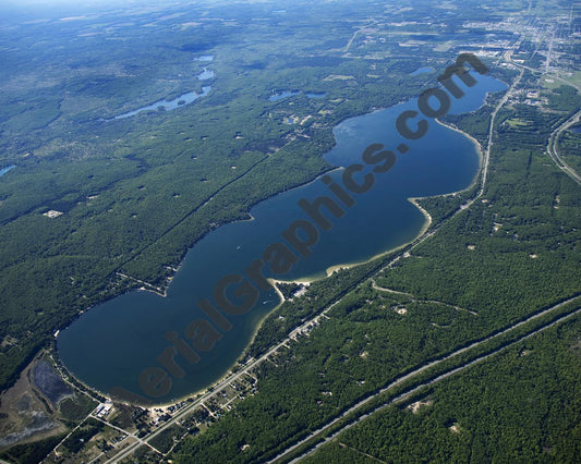 Aerial image of [5569] Otsego Lake in Otsego, MI with No frame