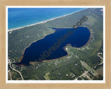 Aerial image of [5584] Bass Lake in MASON, MI with Natural Wood frame