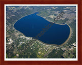 Aerial image of [5591] Bear Lake in Manistee, MI with Cherry Wood frame