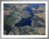 Aerial image of [5653] Lake Bartholomew in Branch, MI with Silver Metal frame