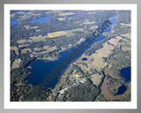 Aerial image of [5655] Long Lake in Barry, MI with Silver Metal frame