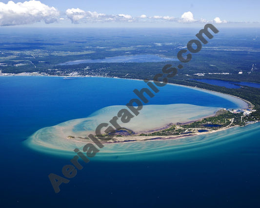 Aerial image of [5670] Tawas Bay with No frame