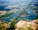 Aerial image of [5675] Murray Lake in Kent, MI with No frame