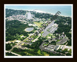 Aerial image of [5677] South Haven in Van Buren, MI with Black Wood frame