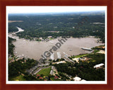 Aerial image of [5679] Kalamazoo Lake Saugatuck in Allegan, MI with Cherry Wood frame