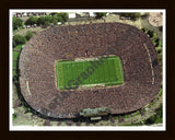 Aerial image of [5682] Michigan Stadium in Washtenaw, MI with Black Wood frame