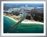 Aerial image of [5685] Grand Haven in Ottawa, Mi with Silver Metal frame