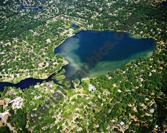 Aerial image of [5697] Wing Lake in Oakland, MI with No frame