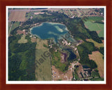 Aerial image of [5730] Cedar Lake in LaGrange, MI with Cherry Wood frame