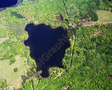 Aerial image of [5734] Clear Lake in Clare, MI with No frame