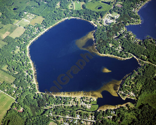 Aerial image of [5749] Dewey Lake in Cass, MI with No frame