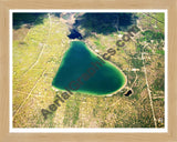 Aerial image of [5751] Douglas Lake in Otsego, MI with Natural Wood frame