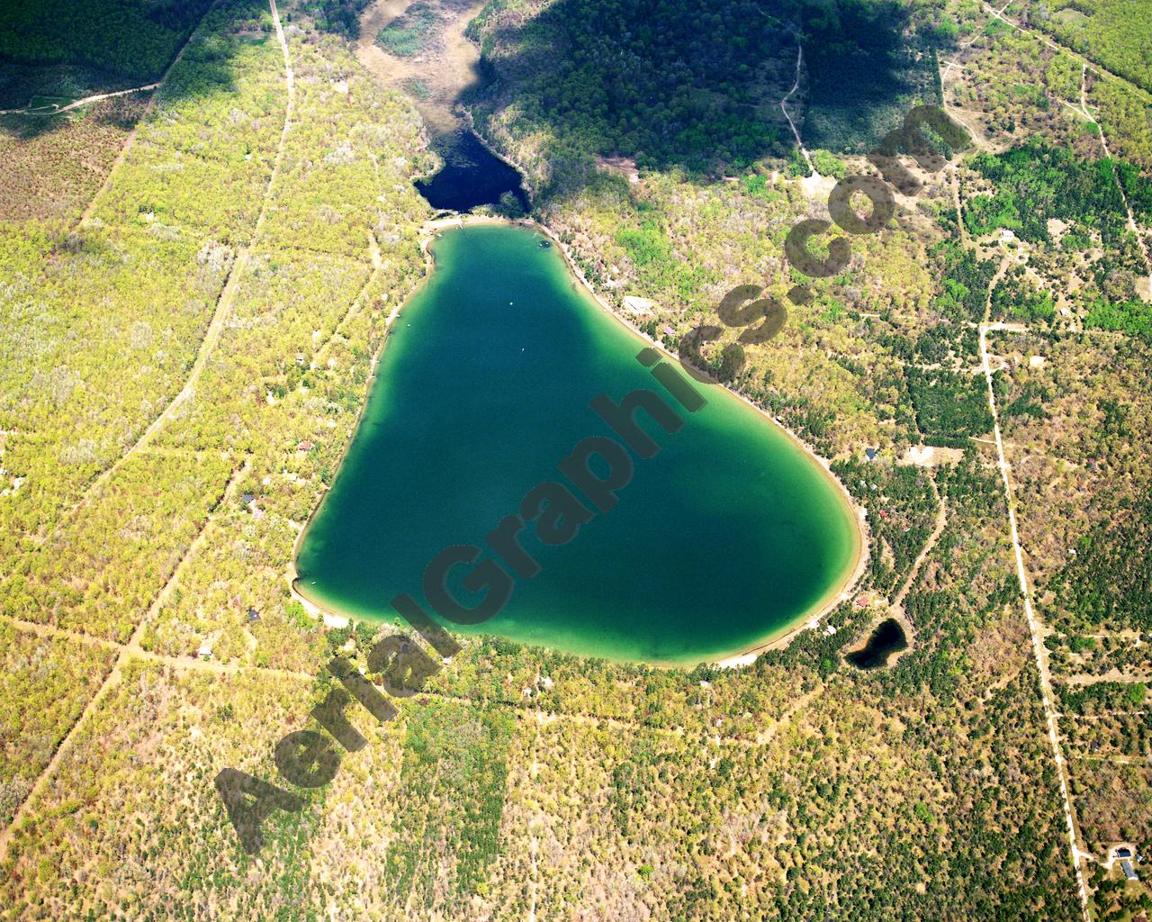 Aerial image of [5751] Douglas Lake in Otsego, MI with No frame