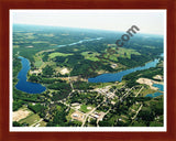 Aerial image of [5763] Ellsworth Lake in Antrim, MI with Cherry Wood frame