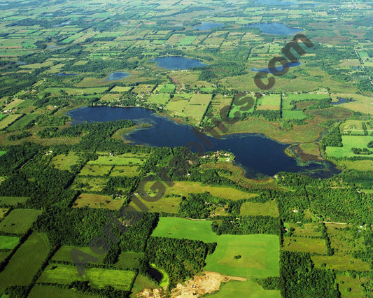 Aerial image of [5766] Fair Lake in Barry, MI with No frame