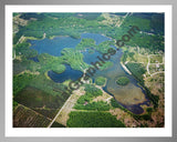 Aerial image of [5773] Five Lakes in Otsego, MI with Silver Metal frame