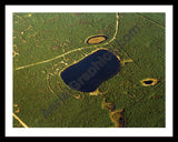 Aerial image of [5781] Gifford Lake in Lake, MI with Black Metal frame