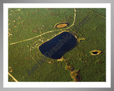 Aerial image of [5781] Gifford Lake in Lake, MI with Silver Metal frame